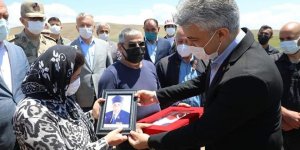 Kore Gazisi, 23 yıl önce kendisi için hazırladığı köy mezarlığına defnedildi