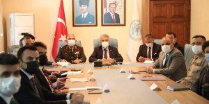 İl Güvenlik ve Asayiş Koordinasyon toplantısı ile Kaymakamlar toplantısı yapıldı