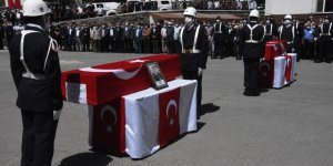 Bitlis şehitleri için uğurlama töreni düzenlendi