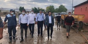Saray Kaymakamı Ataman, selden etkilenen bölgede inceleme yaptı