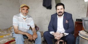 Başkan Sayan, bayramda Aziz Öztürk’ü ziyaret ederek destek sözü verdi