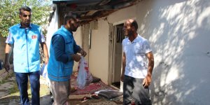 Varto'da ihtiyaç sahibi 160 aileye kurban eti