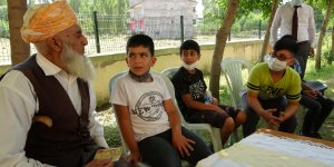 90 yaşındaki Kore Gazisi Hüsnü dededen öğrencilere tarih söyleşisi