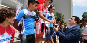 Kayısı Festivali 1.Ulusal Arslantepe Bisiklet Yarışı yapıldı