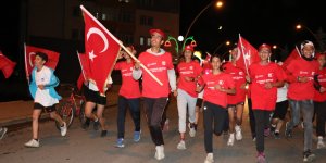 Ağrı'da '15 Temmuz Sancak Koşusu' Düzenlendi