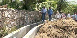 Pütürge merkezde sulama suyu kanalları yenileniyor