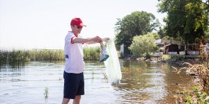 Doğa dostu Aras Kargo çalışanları Sapanca Gölü kıyılarını temizledi