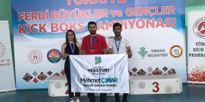 Yeşilyurt Belediyesi kıck-boks sporcuları, Şırnak'tan başarılarla döndü