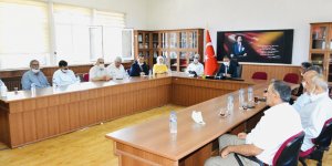 Muhtarlardan Milli Eğitim Müdürü Kanbay'a destek ziyareti