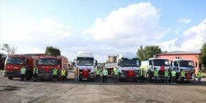 Erzincan ve Ağrı'dan Antalya'daki yangın söndürme çalışmalarına destek