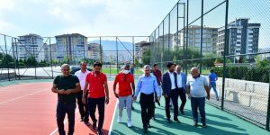 Başkan Çınar, spor tesislerini inceledi