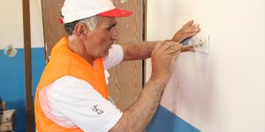 Ağrı'da "mobil onarım ekibi" köy okullarını yüz yüze eğitime hazırlıyor