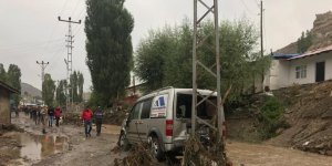 Sarıkamış’ı sel vurdu