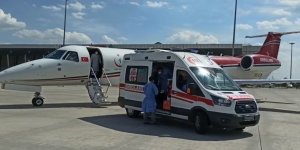 Ambulans uçak, down sendromlu Seyfullah için havalandı
