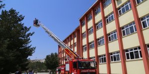 Atatürk Üniversitesi Oltu Meslek Yüksekokulu personeline yangın eğitimi verildi