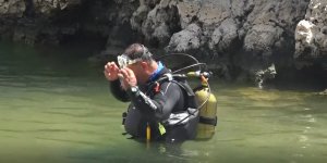 Van Gölü'nde su altı mağarası keşfedildi