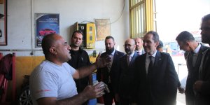 Yeniden Refah Partisi Genel Başkanı Fatih Erbakan, Van'da esnafı ziyaret etti