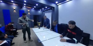 Eleşkirt'te Kurumlar Arası Voleybol Turnuvası Kura Çekimi Yapıldı