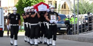 Bingöl'de kaza sonucu hayatını kaybeden polis, memleketine uğurlandı