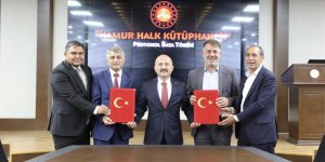 Diyadin, Tutak ve Hamur'da yapılacak olan kütüphaneler için imzalar atıldı