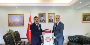 MTA Genel Müdürü Erdoğan'dan Vali Sarıibrahim'e ziyaret