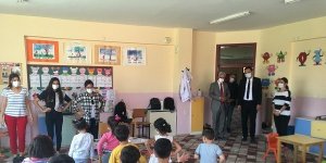 Kaymakam Kazdal'dan okul denetimi