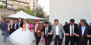 Vali Akbıyık, aşiret düğününde halay çekti