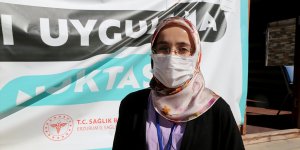 Sağlık ekipleri Erzurum'u 'mavi' kategoriye taşımanın sevincini yaşıyor