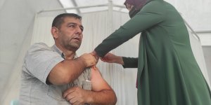 Bingöl'ün risk haritasındaki rengi aşılama oranı yükseldikçe değişiyor