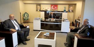 Konya Pancar Ekicileri Kooperatifi Başkanı'ndan AK Parti'ye ziyaret