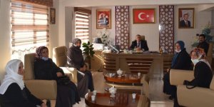 Köylü girişimci kadınlardan Başkan Bedir'e ziyaret