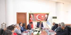 Başkan Gürkan, sanayi esnaf temsilcileriyle bir araya geldi