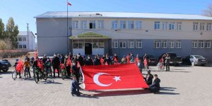 Diyadin'de bisiklet turu düzenlendi