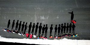 Kayaklı Koşu Çocuk Takımı, Bitlis'te güç depoluyor