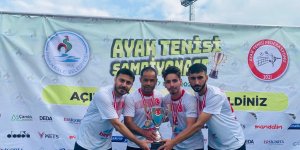Solhan Ayak Tenisi Takımı ilk şampiyon olarak tarihe geçti