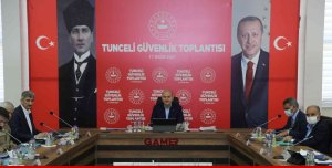 İçişleri Bakanı Süleyman Soylu, Tunceli'de Güvenlik Toplantısına katıldı