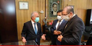 Başsavcı Yağız'dan Rektör Çomaklı'ya iade-i ziyaret