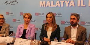 CHP Kadın Kolları Genel Başkanı Nazlıaka, Malatya'da kadın girişimcilerle buluştu: