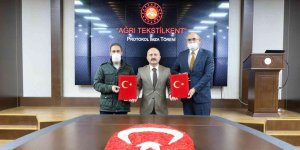 Ağrı'da yeni tekstil yatırımı için imzalar atıldı