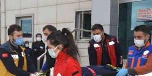 Eleşkirt Devlet Hastanesinde gerçeği aratmayan yangın tatbikatı