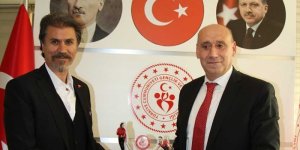 Curling Federasyonu Başkanı Şebin'den Erzurum Gençlik ve Spor İl Müdürü Öztürk'e ziyaret