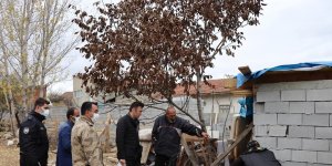 Kaymakam Gülderen köylerde incelemelerini sürdürüyor