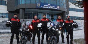 Bingöl'de Motosikletli Polis Timler Amirliği ekipleri göreve başladı