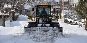 Tatvan'da karla mücadele çalışmaları devam ediyor