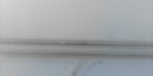 Kışın çetin geçtiği Ağrı'yı kaplayan kar ve sis drone ile görüntülendi