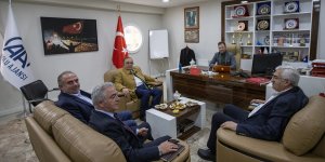 AK Parti Erzurum İl Başkanı Öz'den AA Erzurum Bölge Müdürü Bekar'a ziyaret