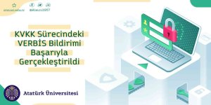 KVKK sürecindeki verbis bildirimi başarıyla gerçekleştirildi