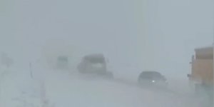 Karayolları ekiplerinin kar mesaisi