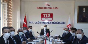 Hakkari'de risk azaltma toplantısı