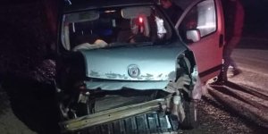 Bingöl'de araç duvara çarptı: 3 yaralı